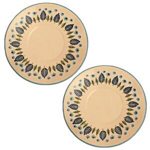 Swiss Alpine Mar-Crest Saucer  5.5" Plates Set Of 2 Mid Century Vintage